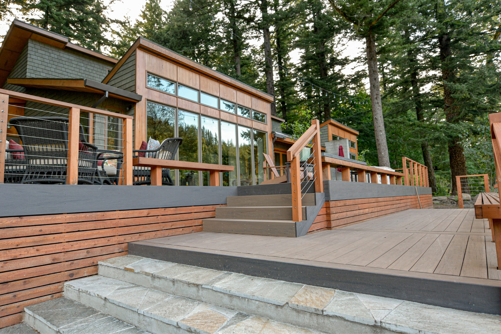 outdoor deck remodel by kamanski construction